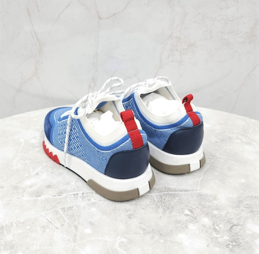 [럭스유] 39.5 / 에르메스 어딕트 스니커즈 블루진