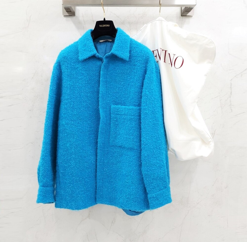 [럭스유] (새상품) 46 / 발렌티노 부클레 모헤어 블렌드 자켓 5V0CIT91