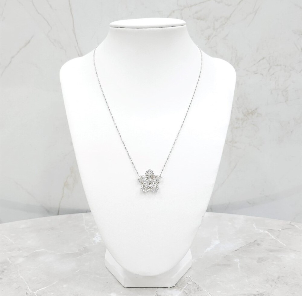 [럭스유] (새상품) 그라프 와일드 플라워 다이아몬드 펜던트 목걸이 RGP775