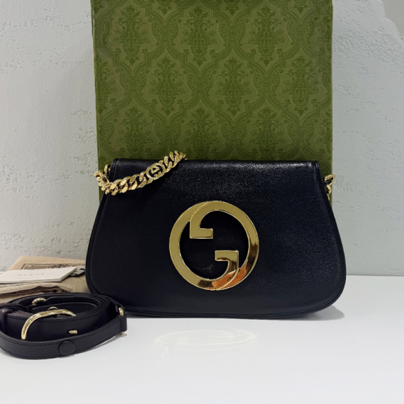 구찌 블론디 체인 숄더백 블랙 699268