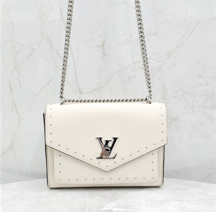 [럭스유] 루이비통 마이락미 BB 체인 숄더백 크림 M51495
