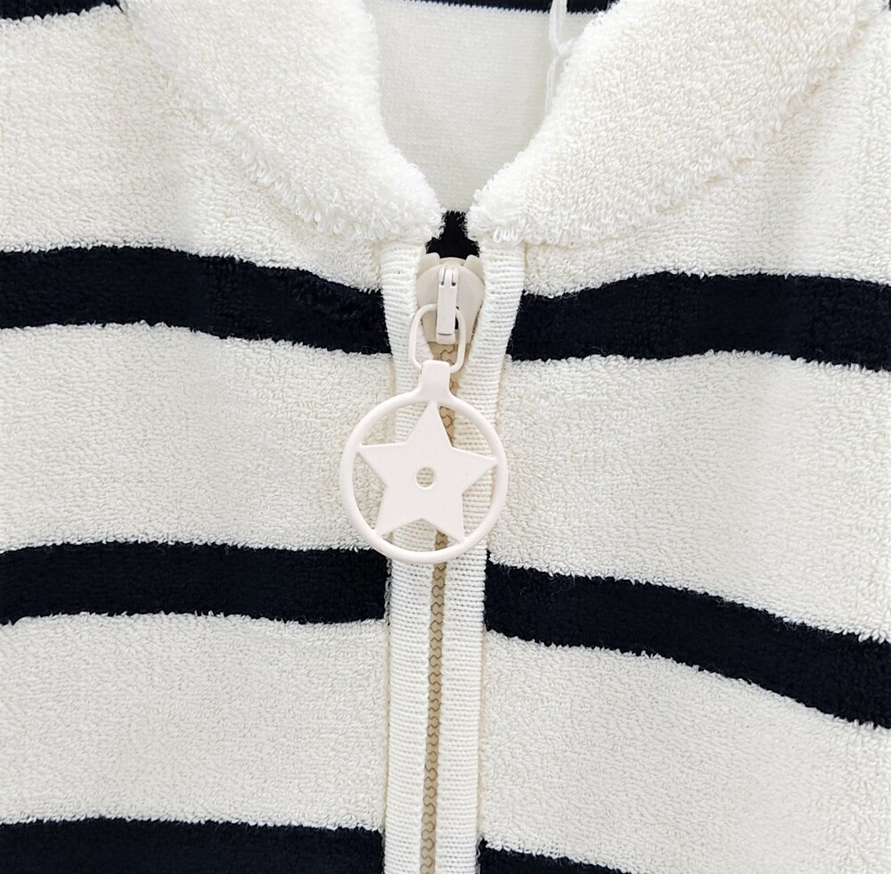 [럭스유] (새상품) 38 / 디올 리비에라 테리 니트 지퍼 베스트 544G14A7801