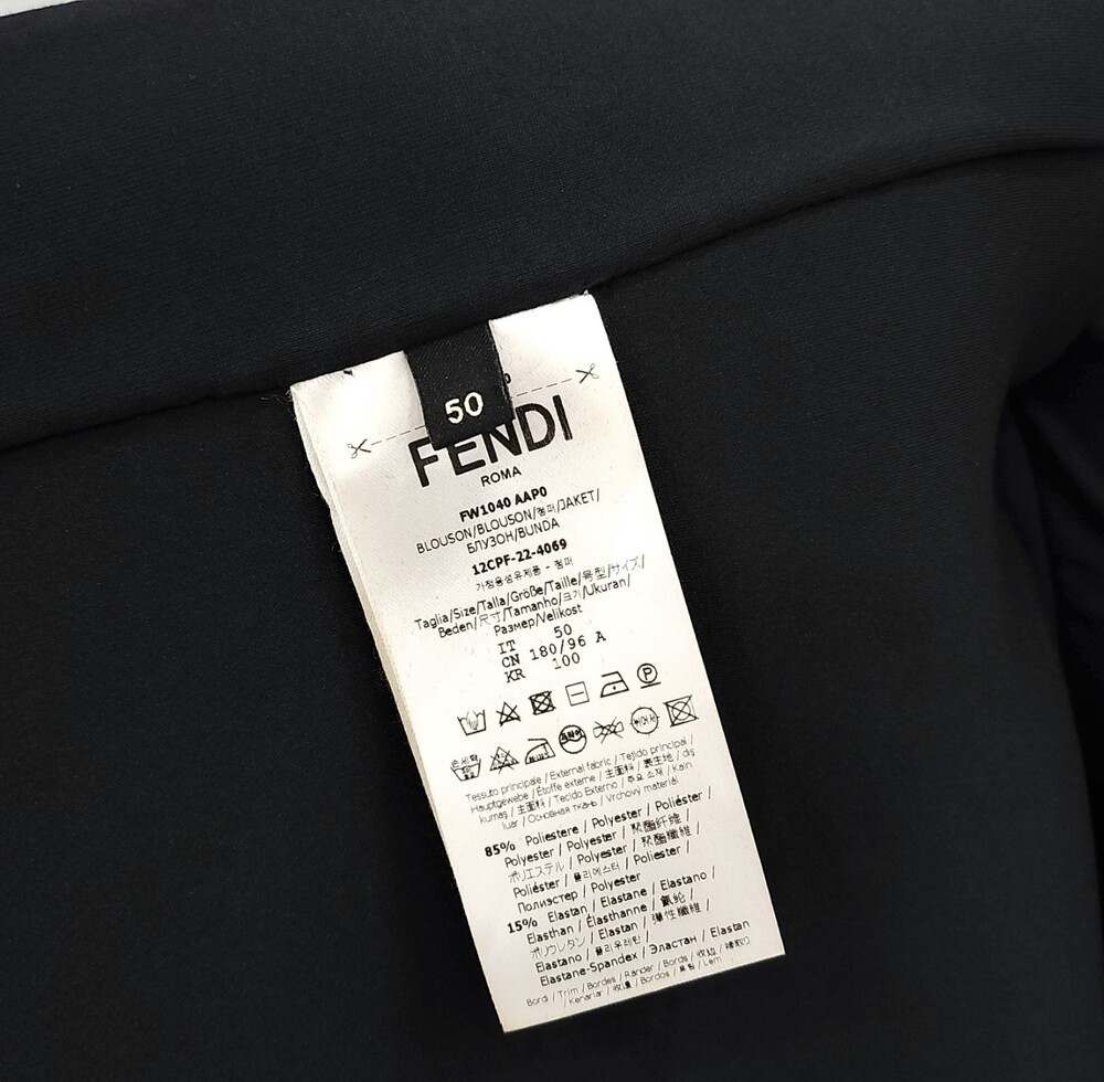 [럭스유] 50 / 펜디 FF 블루종 후드 자켓 FW1040