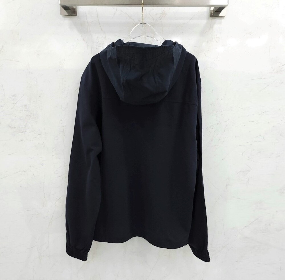 [럭스유] (새상품) 4 / 톰브라운 립스탑 밀라노 하프 집업 후드 티셔츠 MJT498A