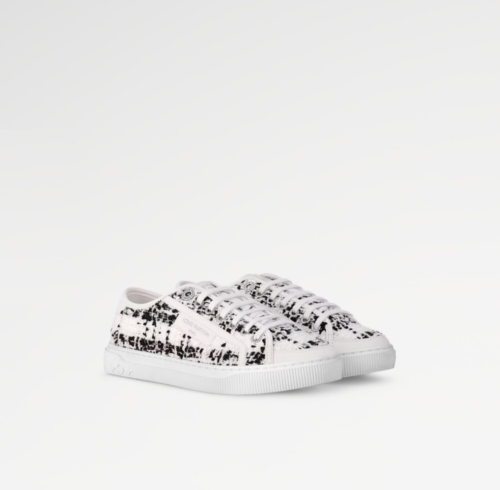 [럭스유] (새상품) 36 / 루이비통 LV 트위드 라군 스니커즈 1AHOSL