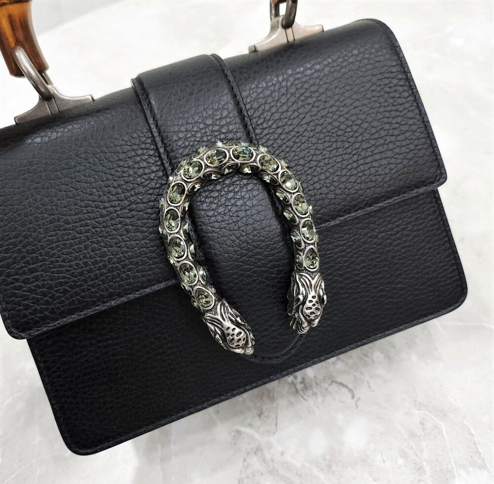 [럭스유] 구찌 디오니소스 뱀부 탑핸들 숄더백 523367