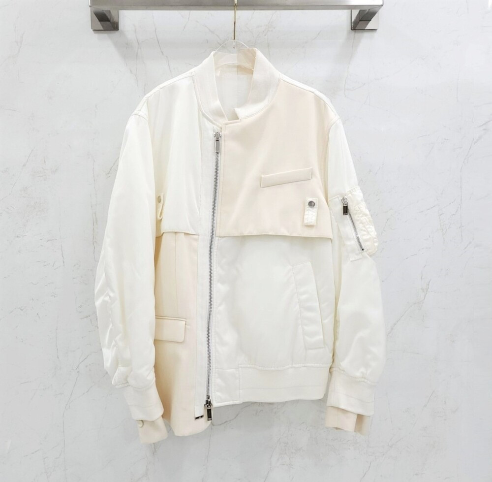 [럭스유] 48 / 디올 X 사카이 하이브리드 테크니컬 봄버 자켓