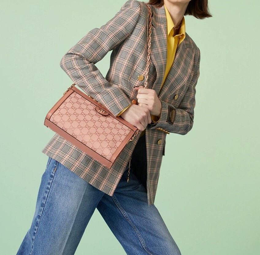 [럭스유] (새상품) 구찌 GG 수프림 오피디아 체인 숄더백