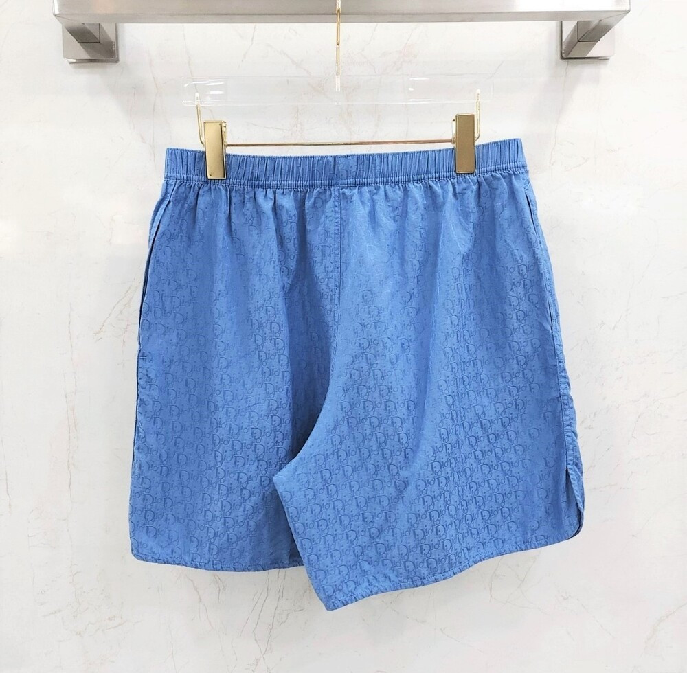 [럭스유] L / 디올 오블리크 실크 자카드 쇼츠 483C102A5231