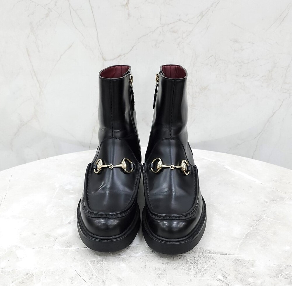 [럭스유] 38 / 구찌 홀스빗 부츠 블랙 798724