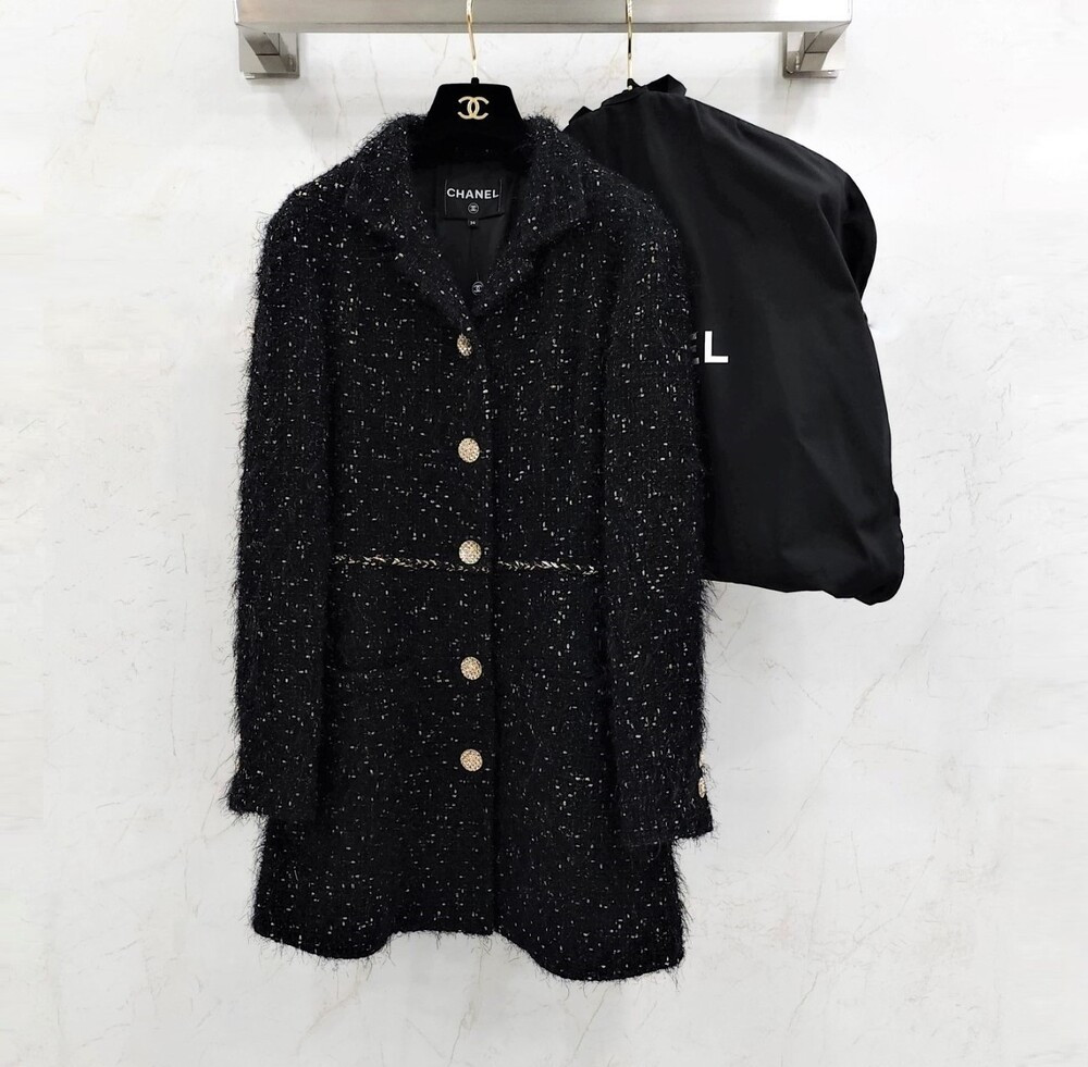 [럭스유] (새상품) 34 / 샤넬 뉴시즌 이리데슨트 트위드 코트