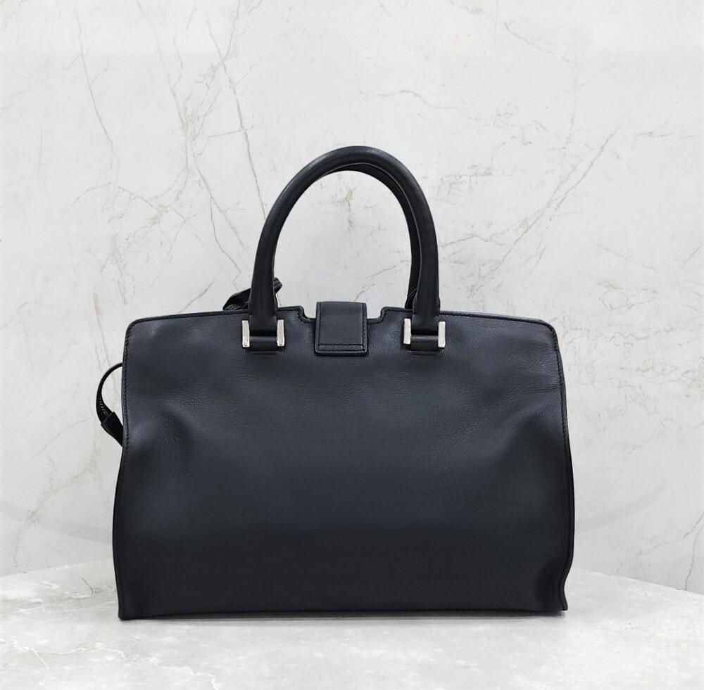 [럭스유] 생로랑 블랙 카바스 토트백 스몰 424869