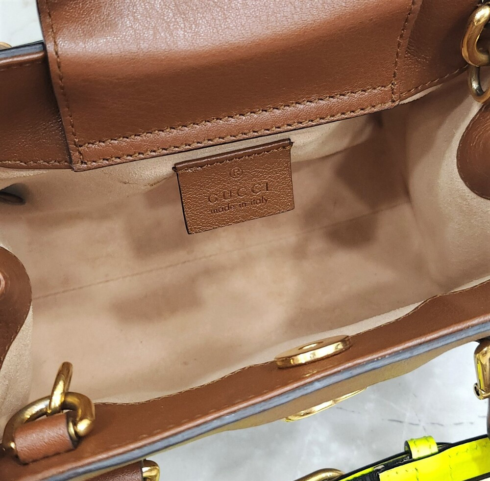 [럭스유] 구찌 다이애나 뱀부 미니 토트백 655661