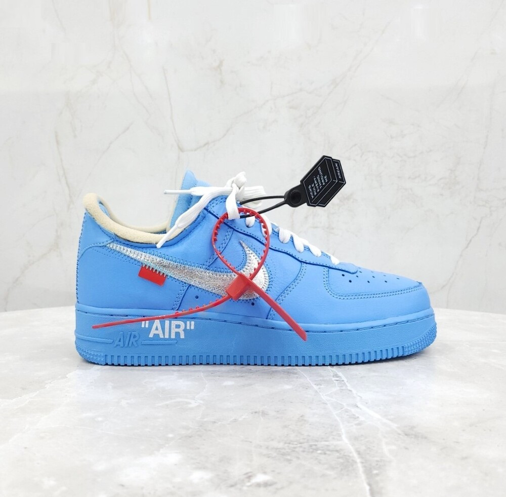 [럭스유] (새상품) US7 / 나이키 X 오프화이트 에어포스1 로우 MCA 유니버시티 블루