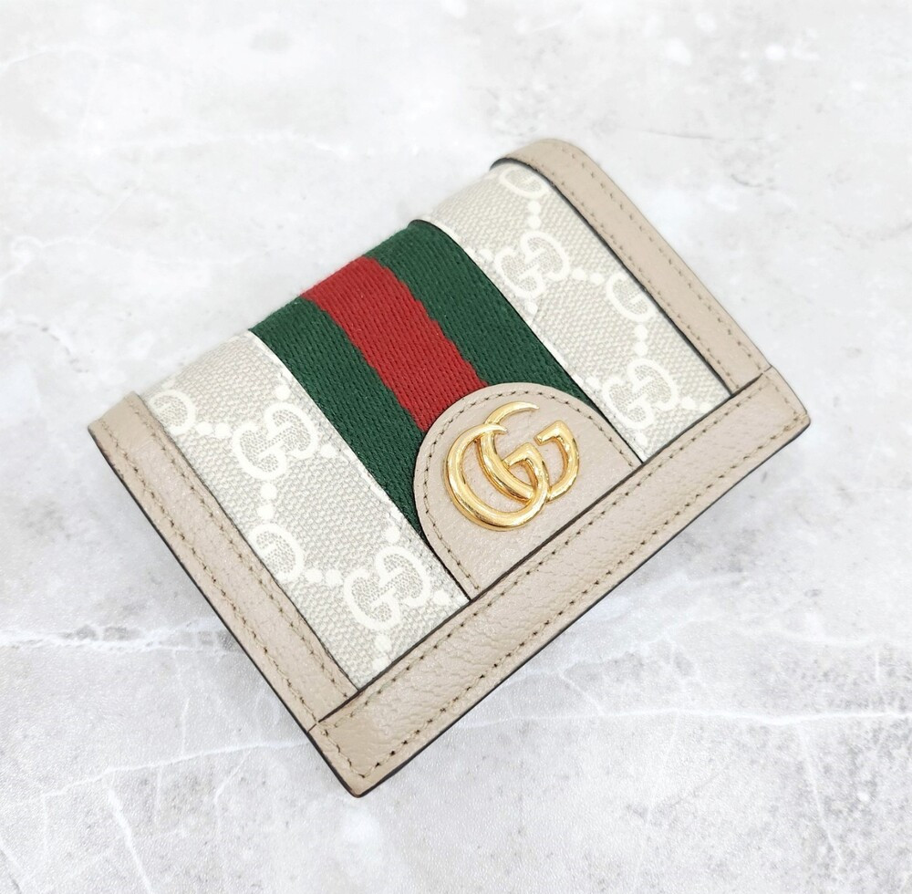 [럭스유] 구찌 오피디아 GG 삼선 카드지갑 523155