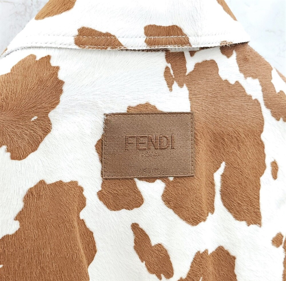 [럭스유] 50 / 펜디 송치 레더 자켓