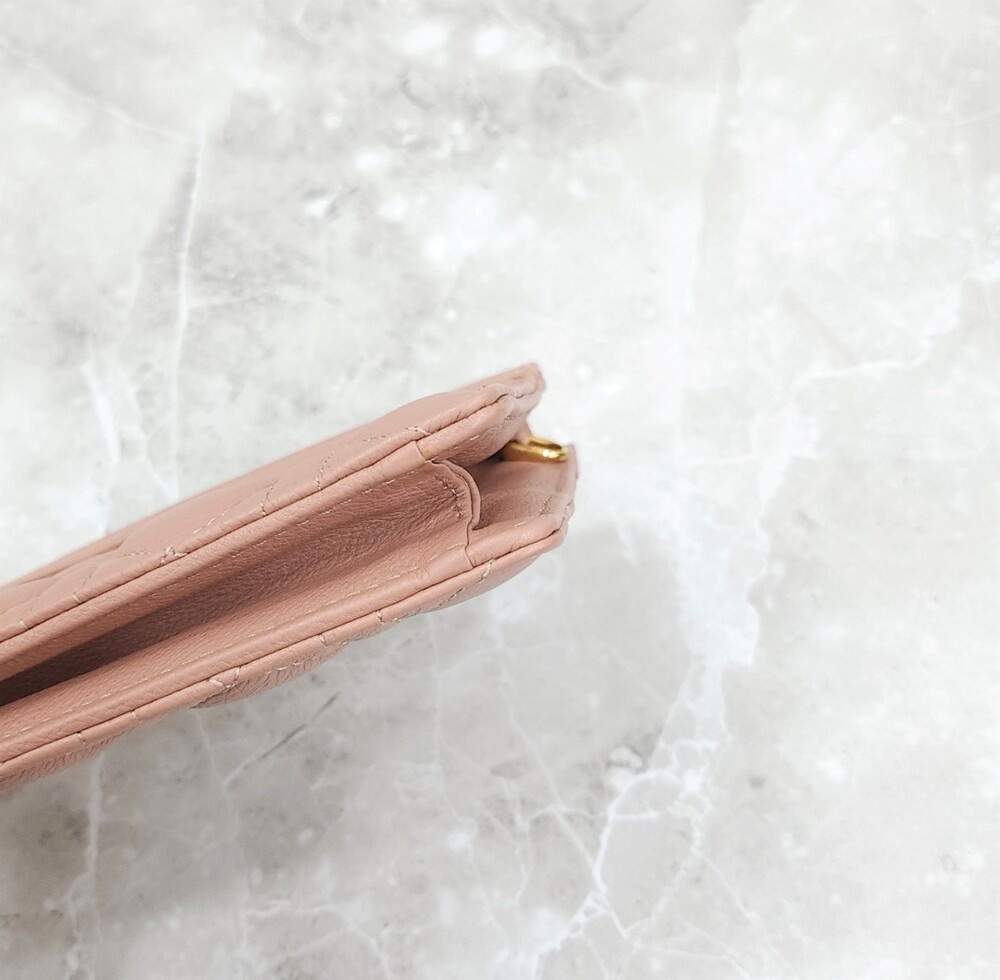 [럭스유] 디올 카로 까나쥬 파우치 체인백 핑크 S5106UWHC