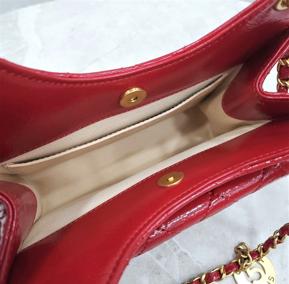 [럭스유] 샤넬 23C 포켓 페이던트 호보백 스몰 신형내장칩 AS3710