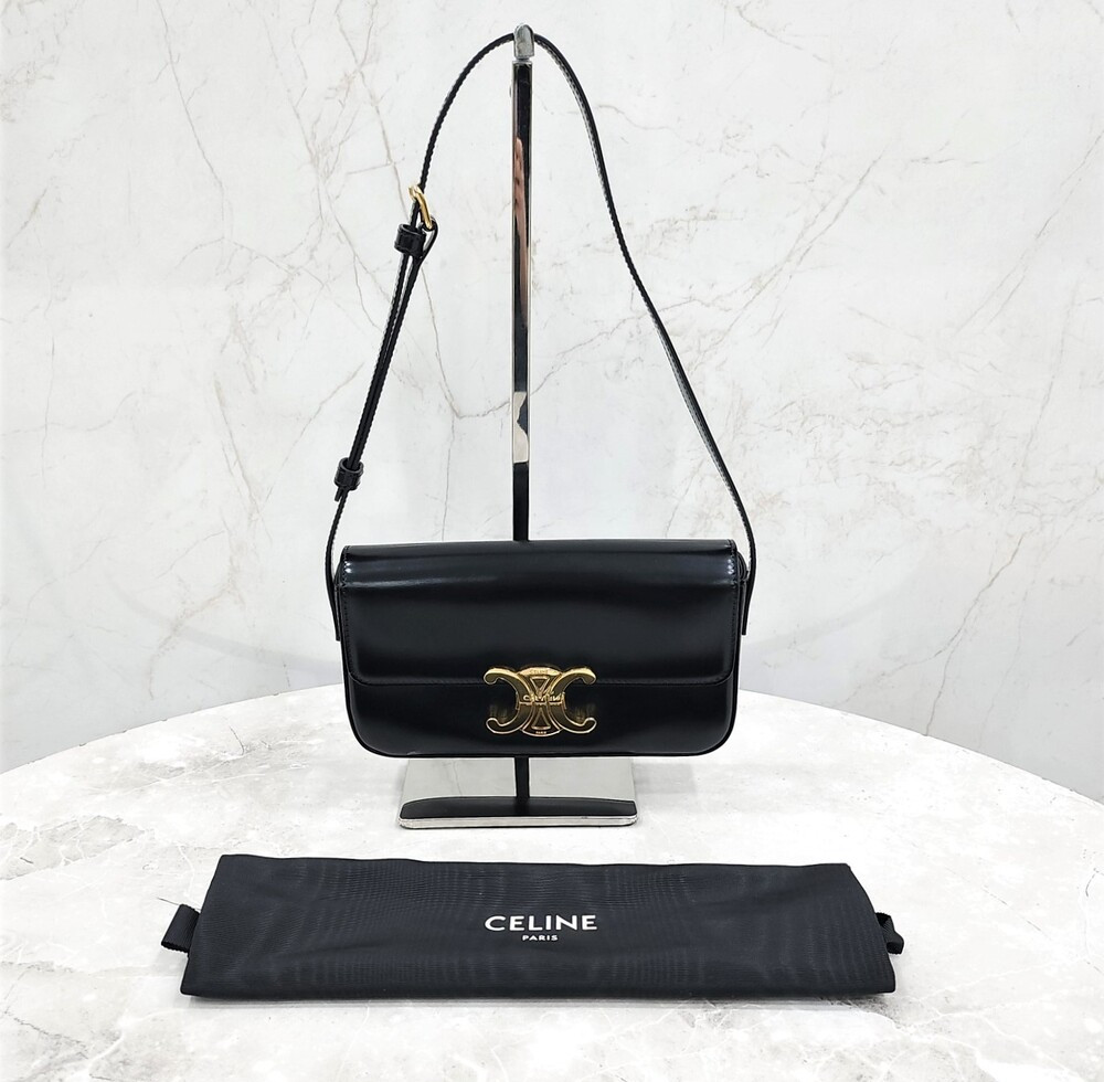 [럭스유] 셀린느 클로드 숄더백 샤이니 카프스킨 194143BF4