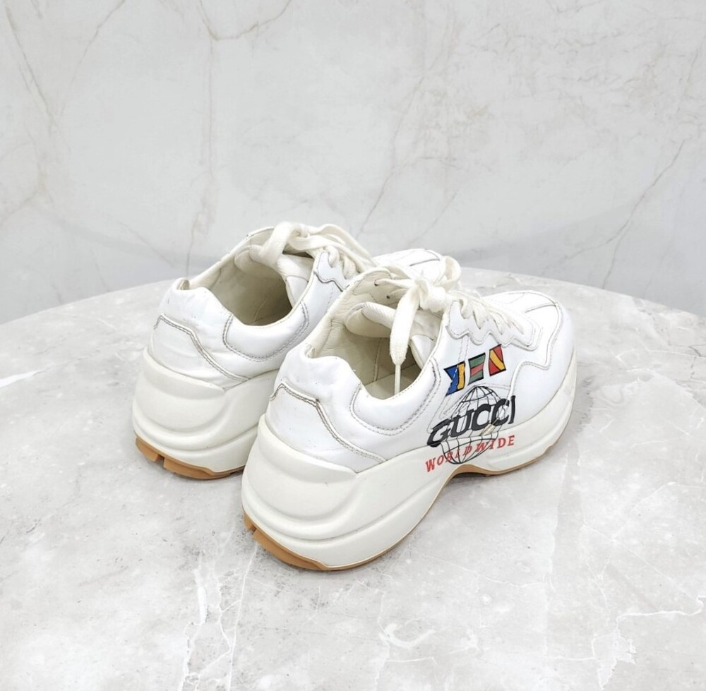 [럭스유] 35.5 / 구찌 월드와이드 라이톤 스니커즈 602047