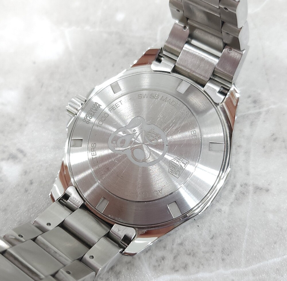 [럭스유] 태그호이어 아쿠아 레이서 300 검판 메탈 시계