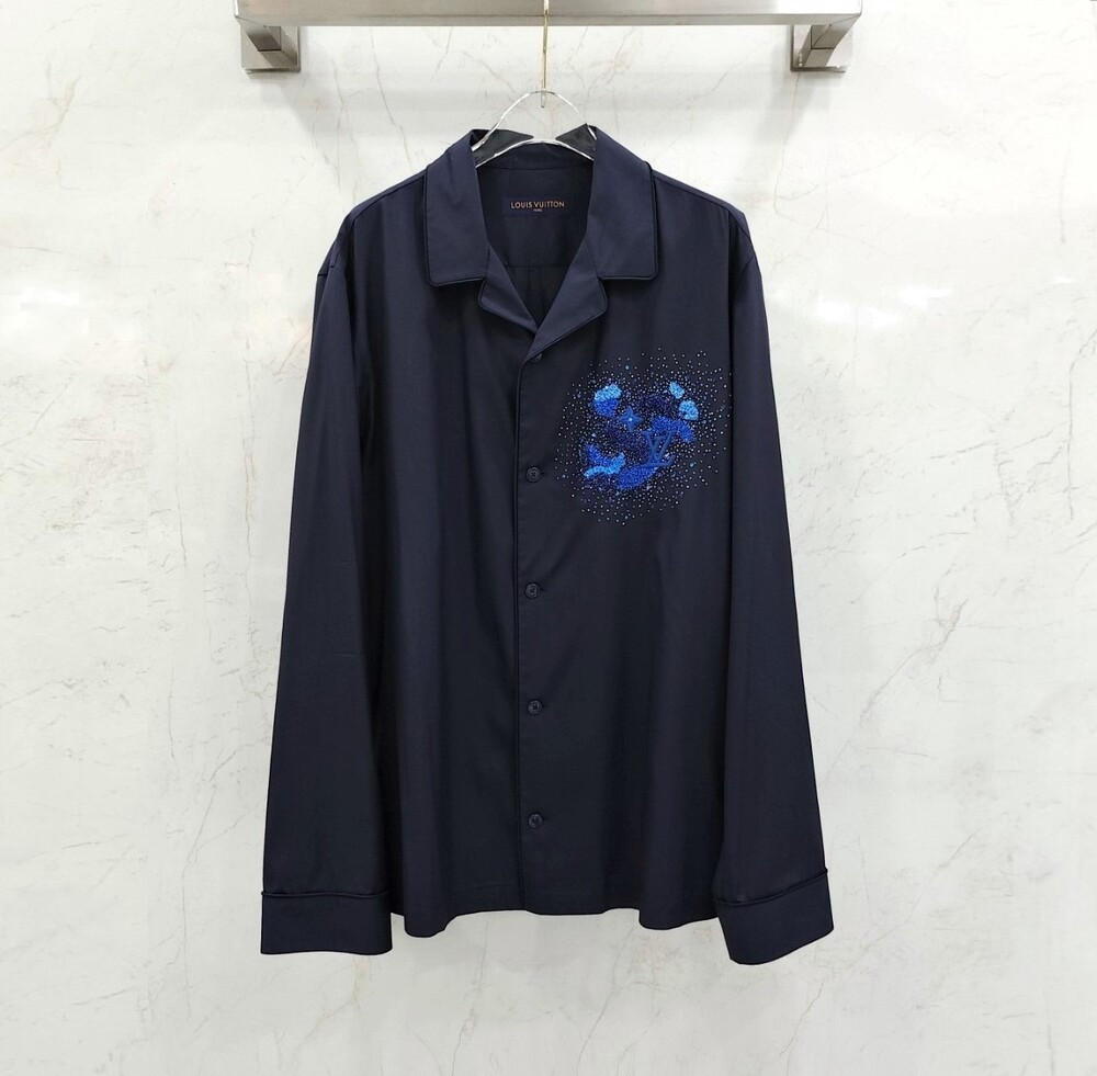 [럭스유] L / 루이비통 엠브로이더드 파자마 셔츠