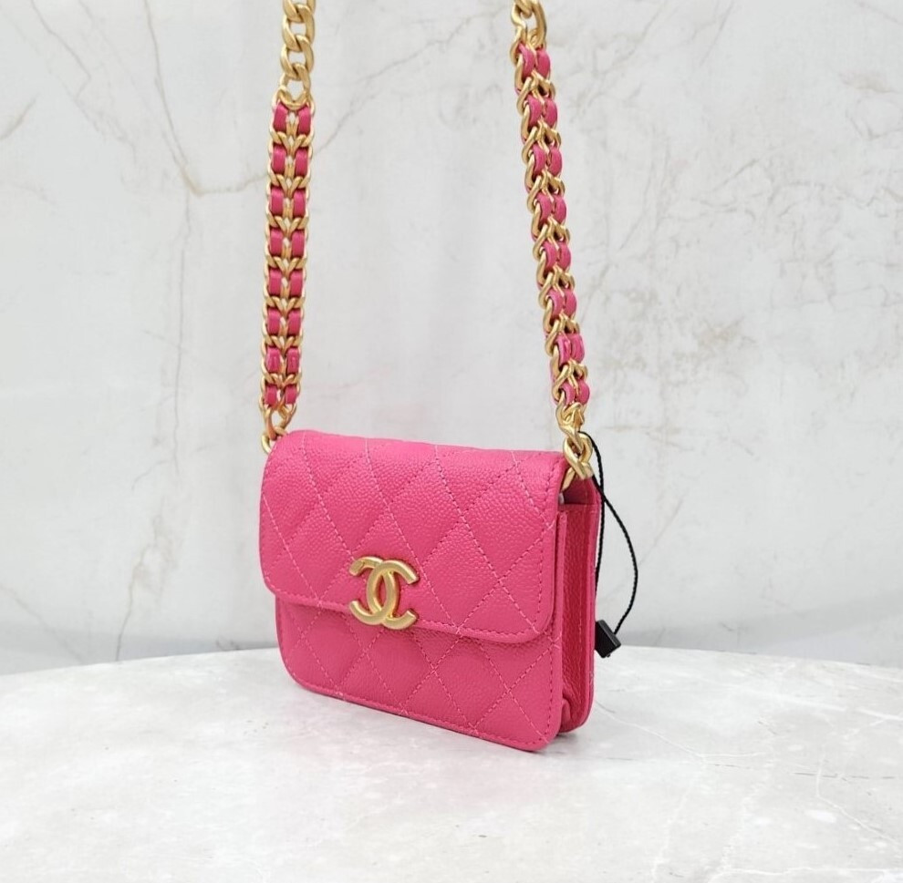 [럭스유] (새상품) 샤넬 캐비어 멜로디 체인 미니 크로스백 AP2629