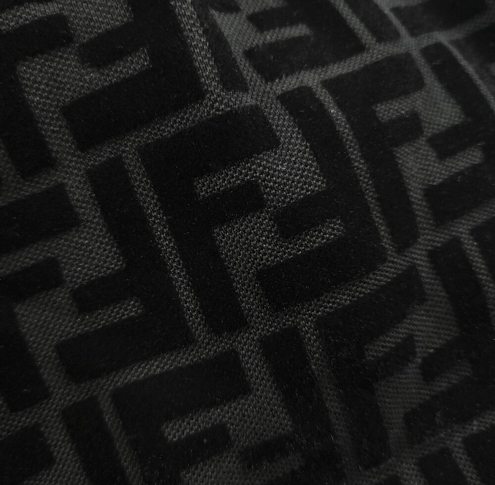 [럭스유] 48 / 펜디 FF 모티프 버뮤다 블랙 피케 팬츠 FB0689