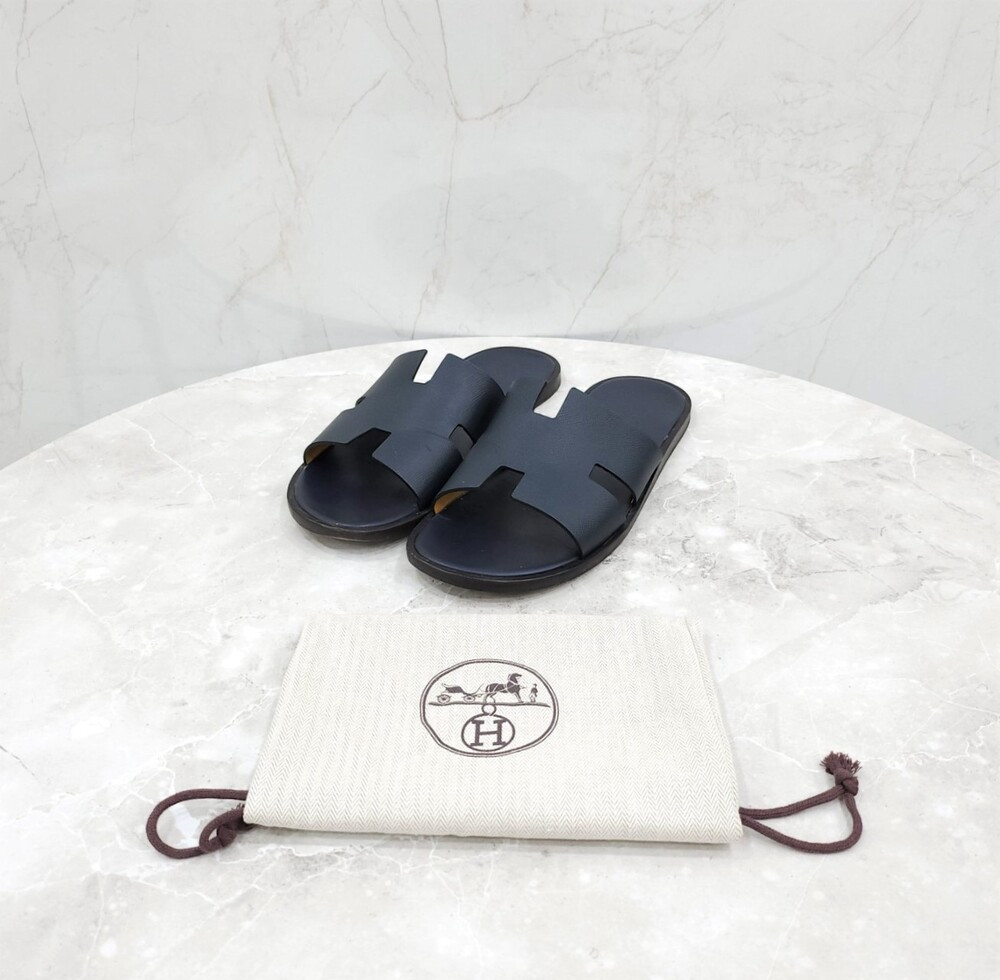 [럭스유] 44 / 에르메스 네이비 이즈미르 샌들 슬리퍼