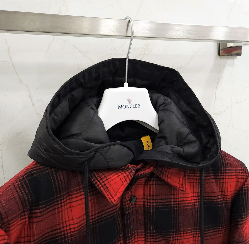 [럭스유] (새상품) 2 / 몽클레어 X 프라그먼트 댄버 체크 패딩 자켓