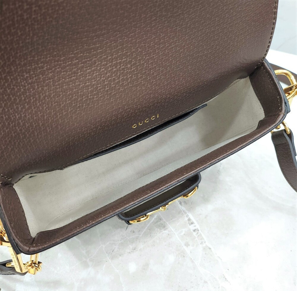 [럭스유] 구찌 GG 점보 홀스빗 스몰 삼선 숄더 크로스백 658574