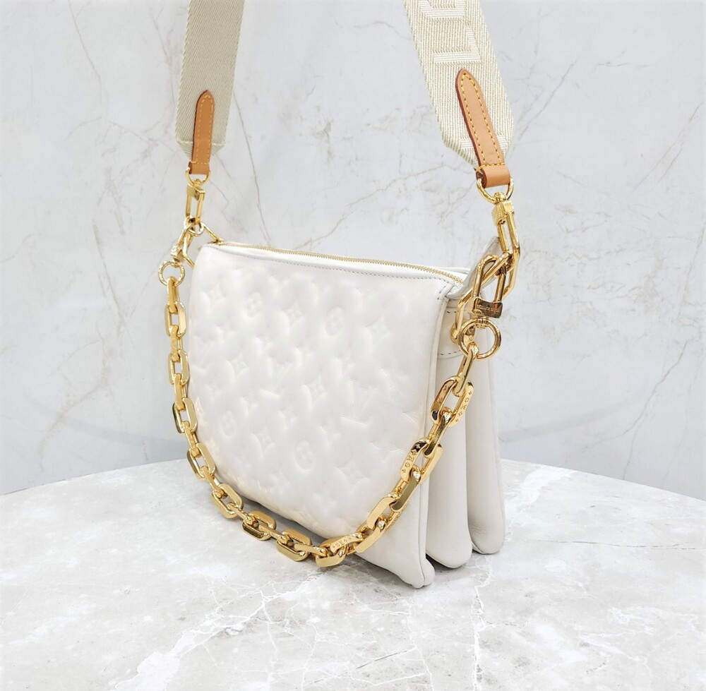 [럭스유] 루이비통 화이트 모노그램 쿠상 체인백 PM