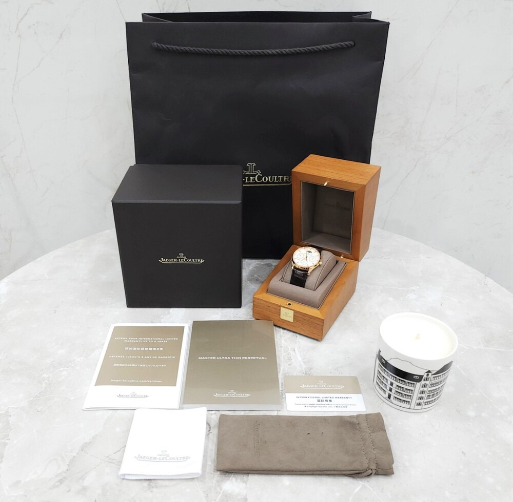 [럭스유] 예거르쿨르트 울트라씬 퍼페츄얼 캘린더 금통시계 39mm