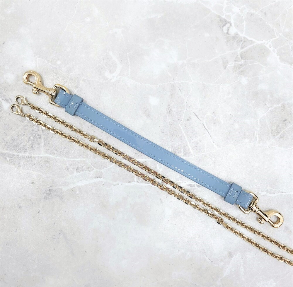 [럭스유] 디올 레이디 디올 콜인 폰홀더 체인백 클라우드 블루 S0872OVRB