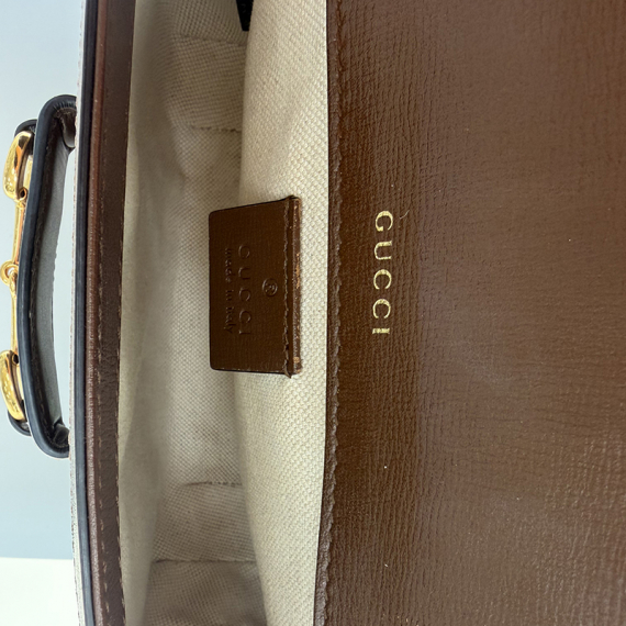 구찌 홀스빗 1955 브라운 미니 크로스백 658574