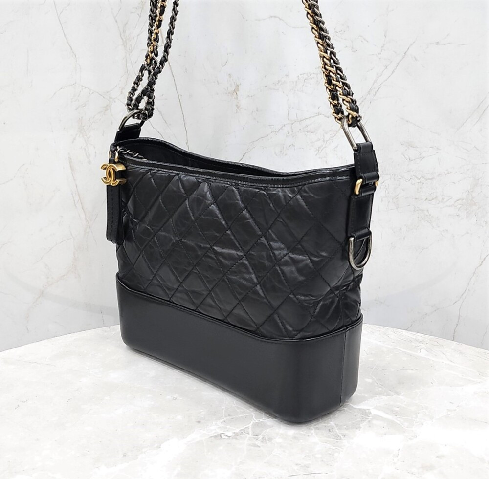 [럭스유] 샤넬 블랙 가브리엘 호보백 미듐 26번대