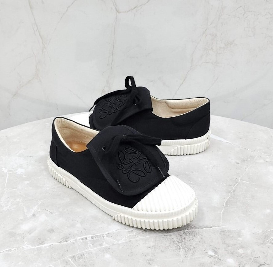 [럭스유] 36 / 로에베 캔버스 아나그램 플랩 스니커즈 L815282X20