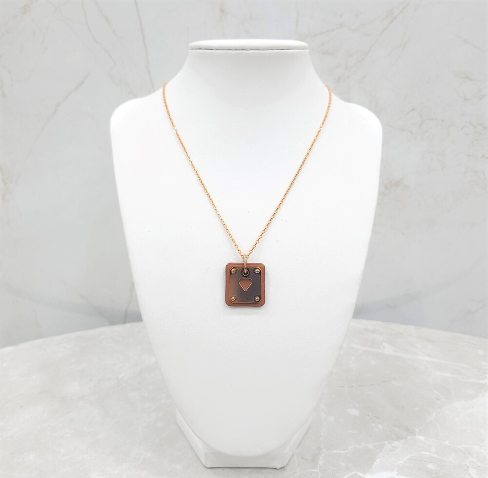 [럭스유] 에르메스 에이스 오브 하트 목걸이