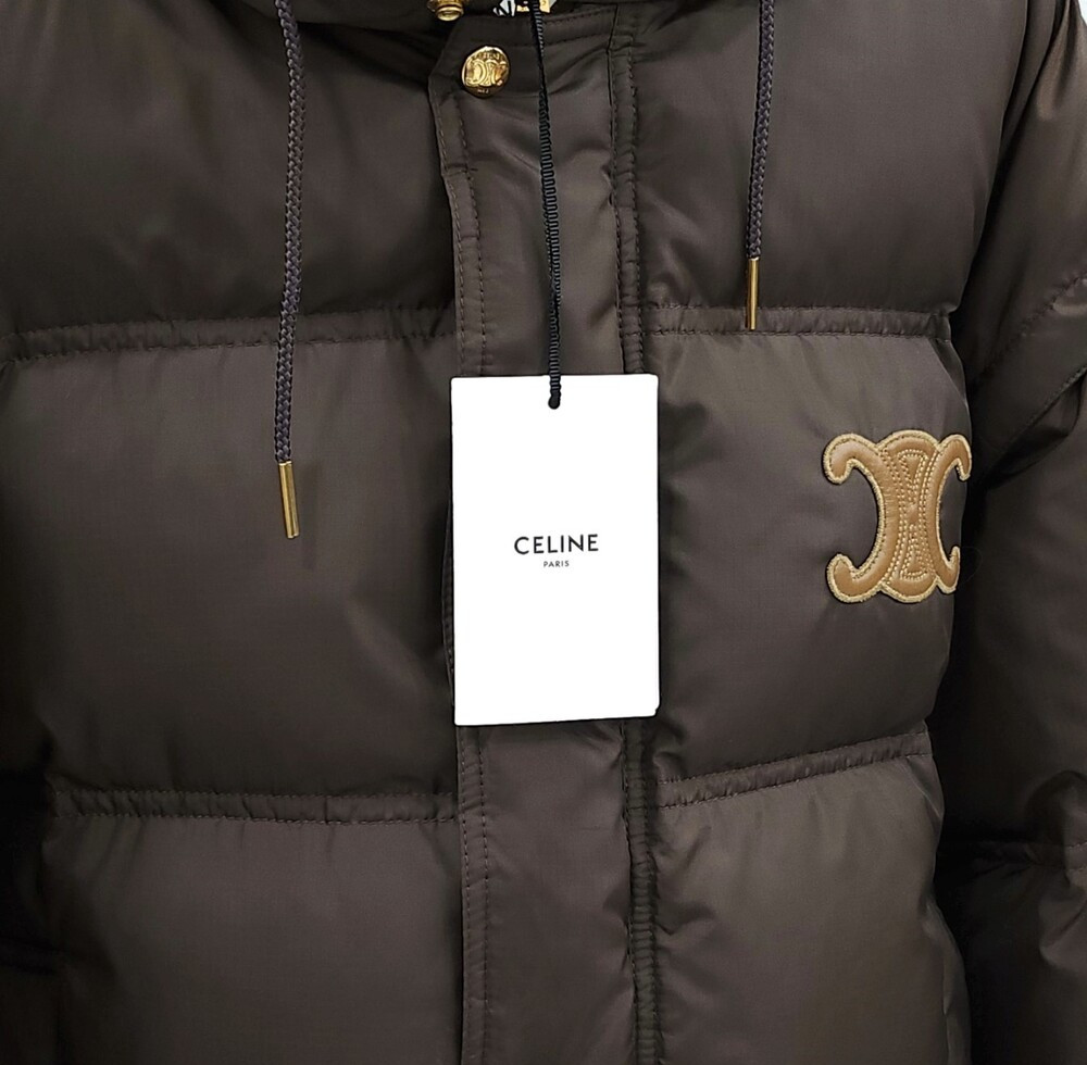 [럭스유] (새상품) 40 / 셀린느 트리오페 크롭 다운 패딩 2W661901V