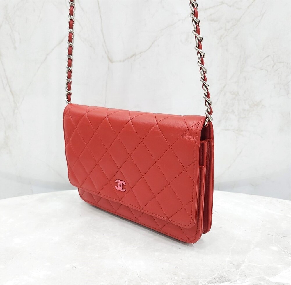 [럭스유] 샤넬 램스킨 WOC 체인 크로스백