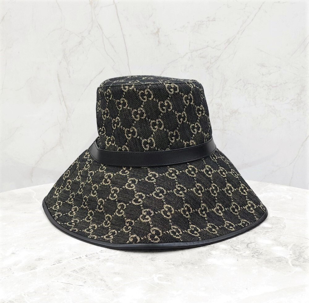 [럭스유] (새상품) 구찌 GG 데님 와이드 버킷햇 S 679455