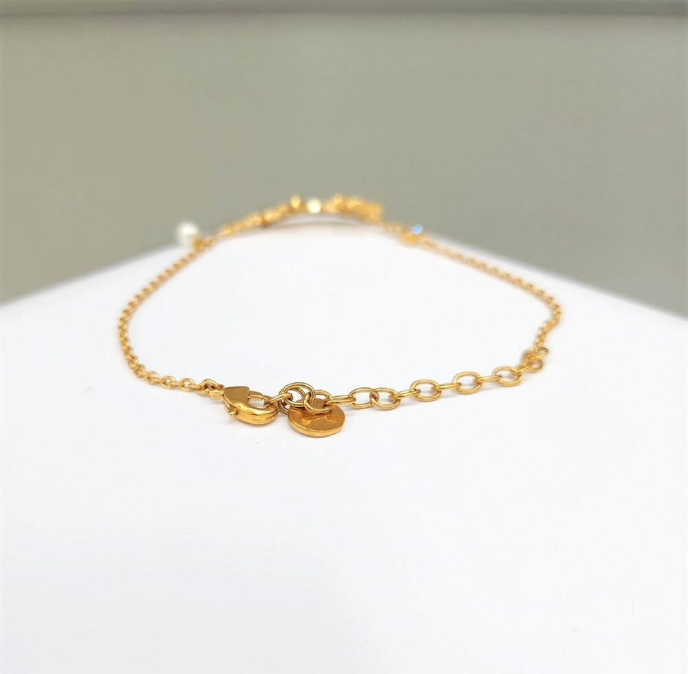 [럭스유] 디올 자디올 크리스탈 골드 팔찌