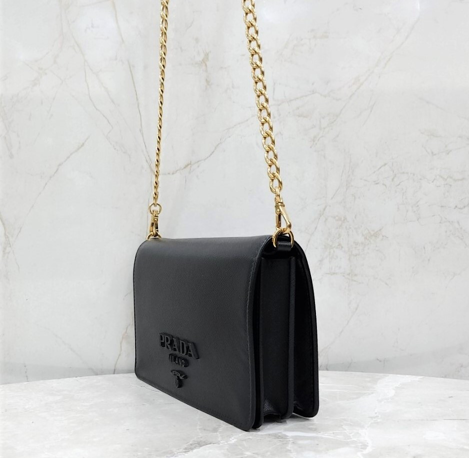 [럭스유] 프라다 사피아노 미니 체인 숄더백 1BP012