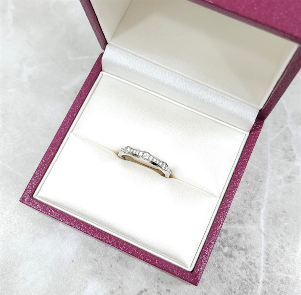 [럭스유] 불가리 다이아 풀파베 인피니토 웨딩밴드 링 54호