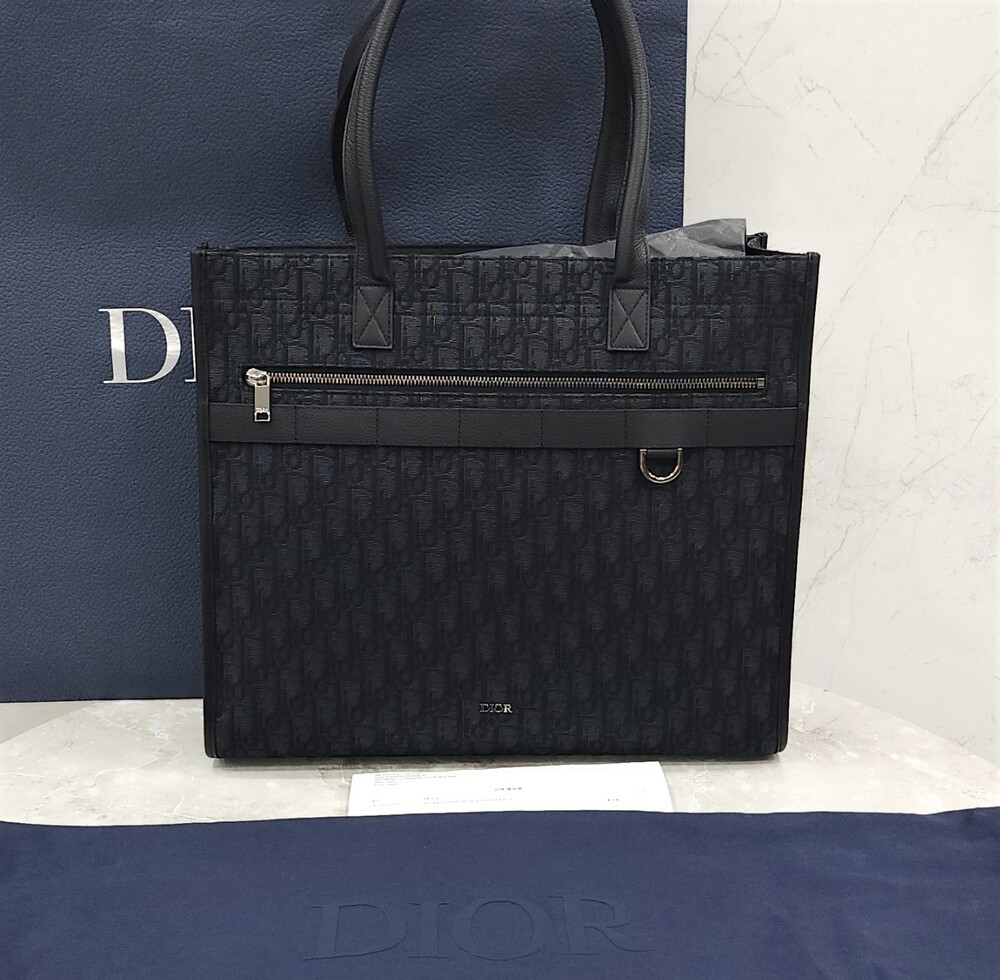 [럭스유] (새상품) 디올 오블리크 자카드 사파리 토트백 1ESSH224YKY