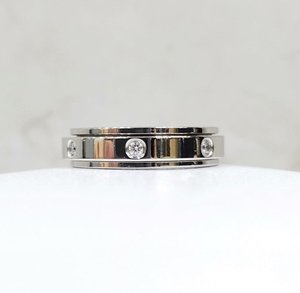 [럭스유] 피아제 화이트골드 다이아 7P 포제션 링 51호 G34PQ300