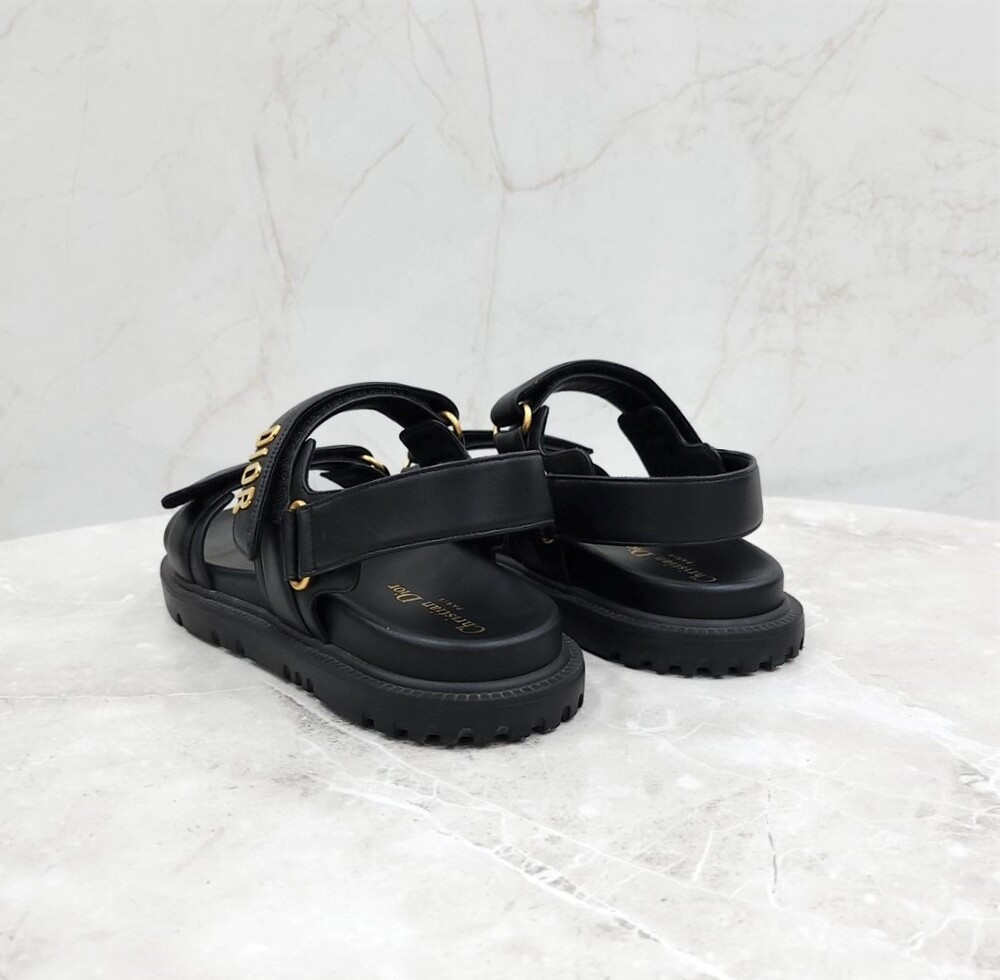 [럭스유] 38 / 디올 액트 벨크로 스트랩 샌들 KCQ547LAB