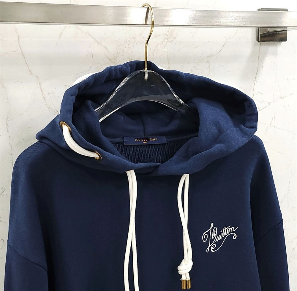 [럭스유] S / 루이비통 LV 노티컬 코튼 저지 후드티 1AFR32