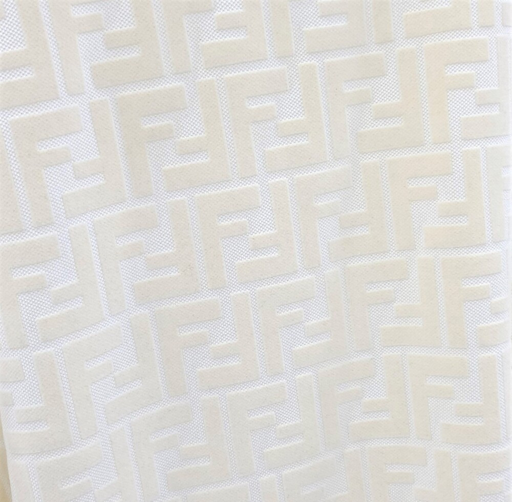 [럭스유] M / 펜디 FF 자카드 벨벳 반팔 티셔츠