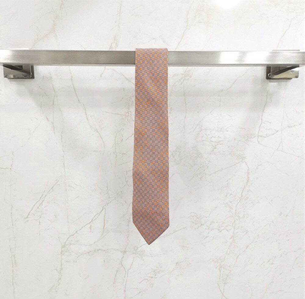[럭스유] 에르메스 패턴 실크 넥타이